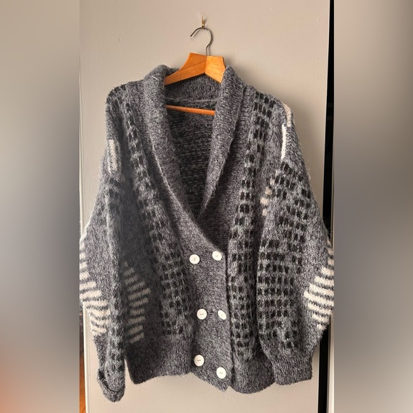 Vintage  oversized cardigan - Picture 12 of 16